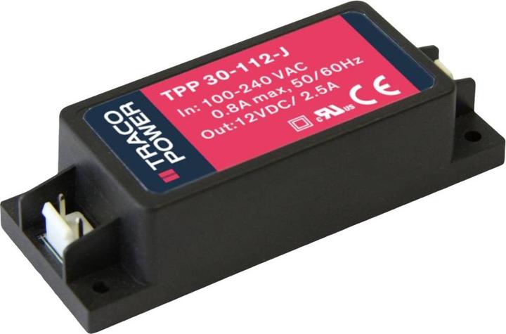 Produktbild TracoPower TPP 30-148-J AC/DC-Netzteilbaustein, geschlossen 630mA 30W +48.0 V/DC