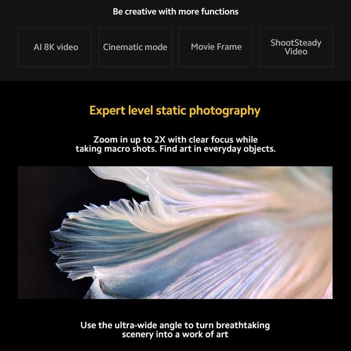 Actual product image Xiaomi Poco F2 Pro (128 GB, electric purple, 6.67", Dual SIM, 5G)