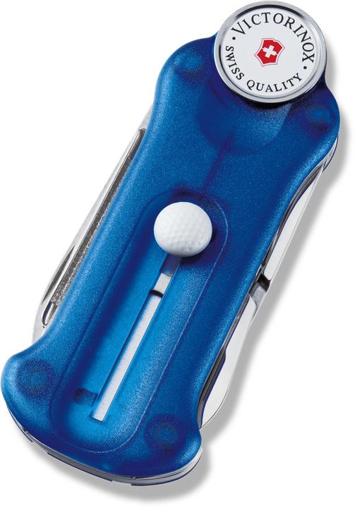Actual product image Victorinox Golf Tool, blue transparent (10 Functions)