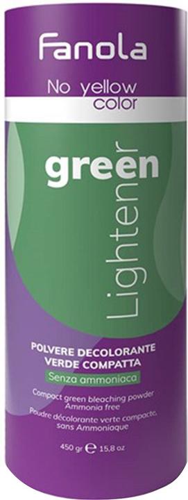 Actual product image Fanola Green Lightener 450 gr (Green)