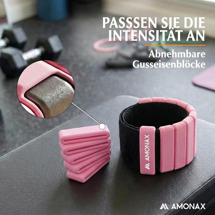 Produktbild Amonax Gewichtsmanschetten-Set, 2x0,5kg