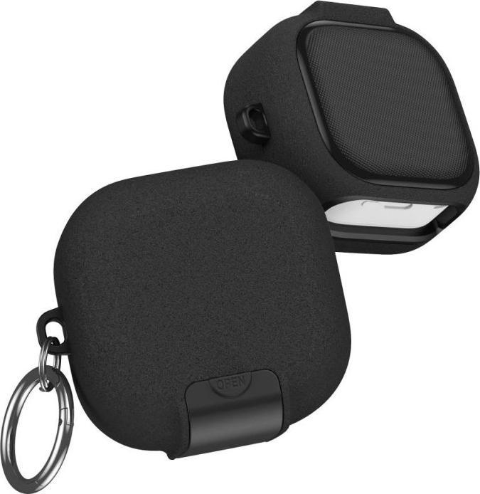 Produktbild 4Kom Tech-Protect Slim Hook Samsung Galaxy Buds 4 / 4 Pro Schwarz (Kopfhörer Hülle)