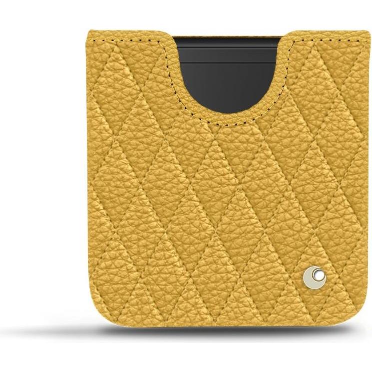Noreve Lederschutzhülle (Samsung Galaxy Z Flip), Smartphone Hülle, Orange
