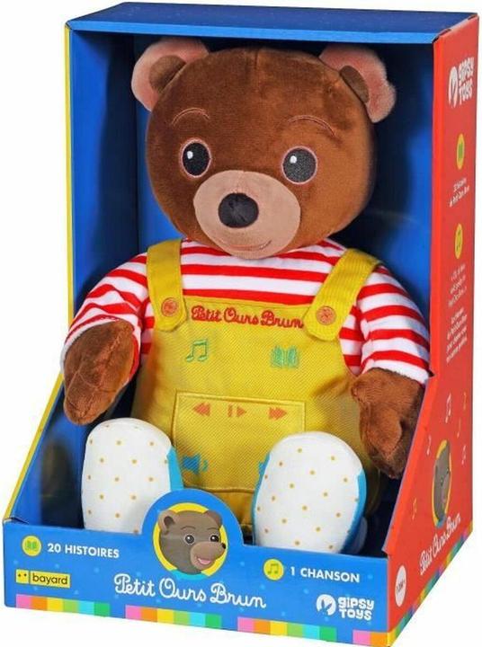 Immagine prodotto Gipsy Giocattoli - Orsetto Marrone - Peluche con musica parla cantastorie - 28 cm - Gel marrone