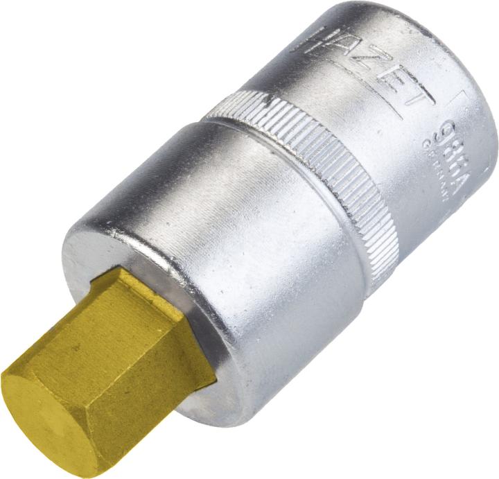 Produktbild HAZET Schraubendreher-Steckschlüsseleinsatz 986A-1/2 ∙ Vierkant12,5 mm (1/2 Zoll) ∙ Innen Sechskant… (1/2")