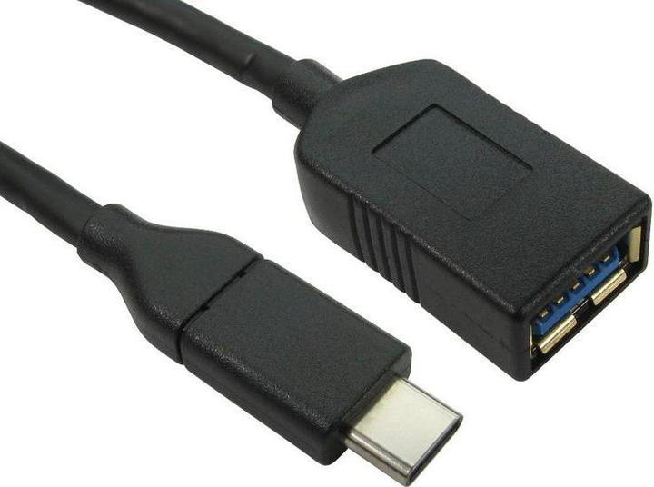 Image du produit RS PRO Câble USB, USB C / USBA, 1m USB 3.0, USB 3.1 Noir (1 m)