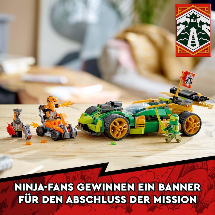 Actual product image LEGO Lloyds race car EVO (71763, LEGO Ninjago)