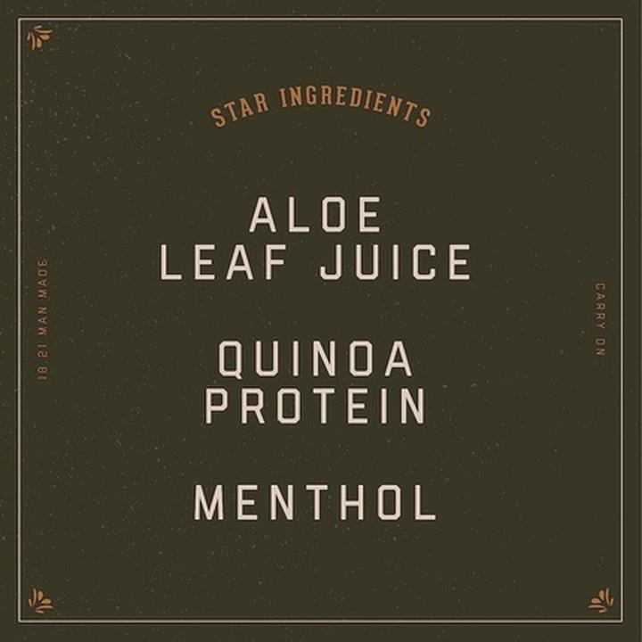 Produktbild 18.21 Man Made Carry On 4-in-1 Travel Foam Shampoo Conditioner Wash & Shave 3.4 fl. oz Spiced Vanilla