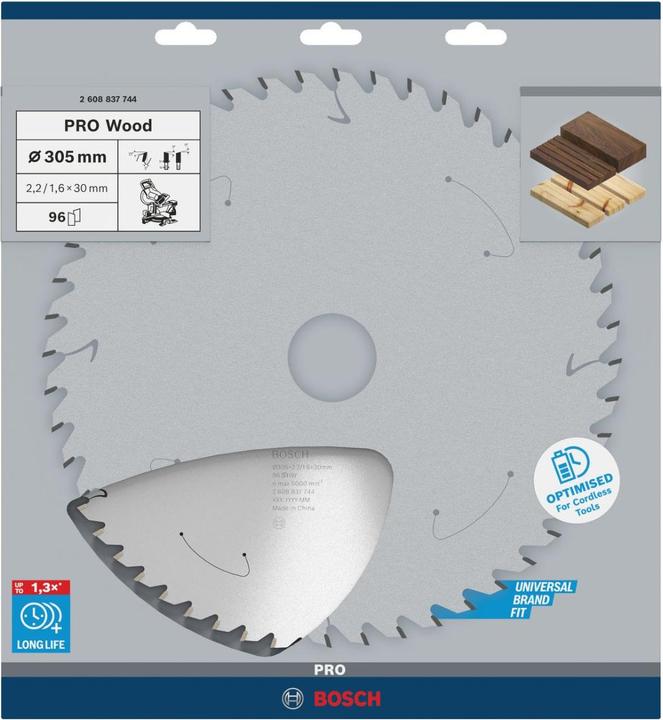 Productafbeelding Bosch Professional Zubehör Cirkelzaagblad voor accuzagenStandaard voor