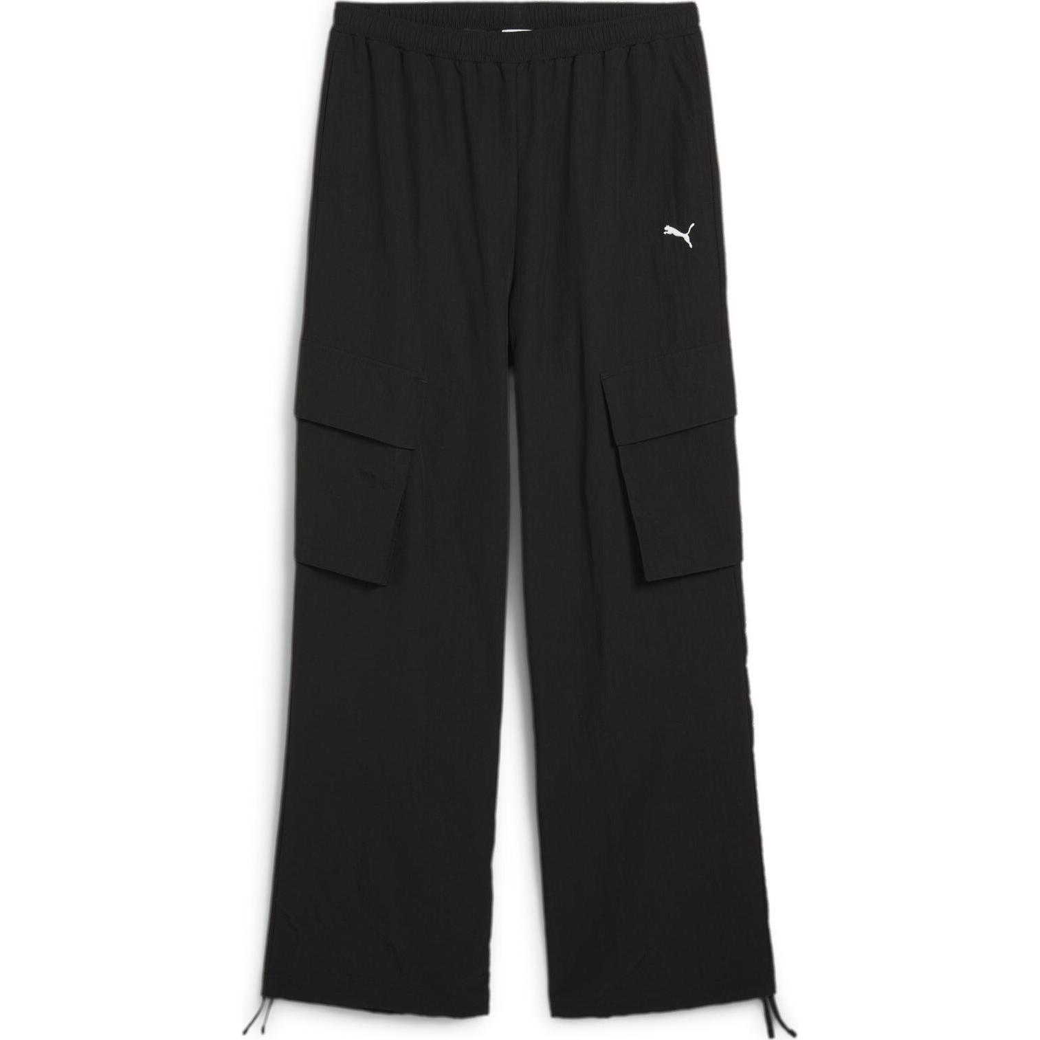 Puma, Damen, Sporthose, WARDROBE ESS Relaxed Woven Cargo Pants op (XS), Schwarz, XS