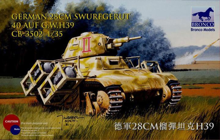 Bronco German 28cm Swurfgerat 40 Auf G.W.H39
