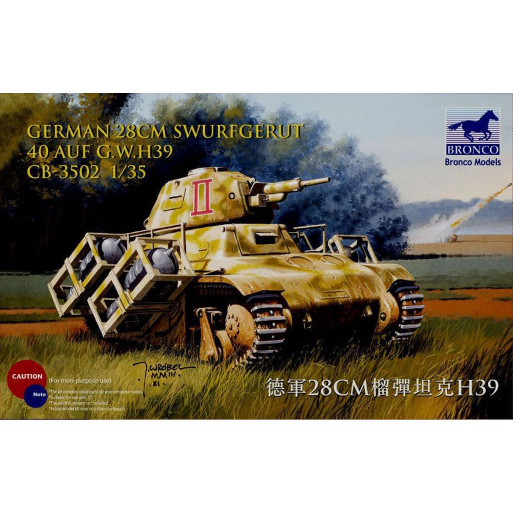 Bronco German 28cm Swurfgerat 40 Auf G.W.H39