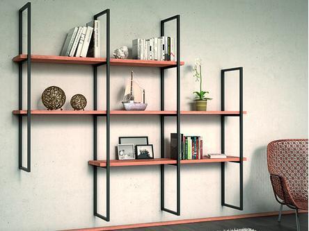 EBB Sistema di scaffalature THREE