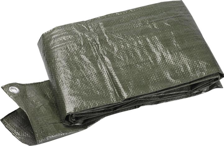 Actual product image Schuller Eh'klar SCHULLER 46515 Eh'klar universal tarpaulin cover with eyelets 6 x 10 m green (6 x 8 m)