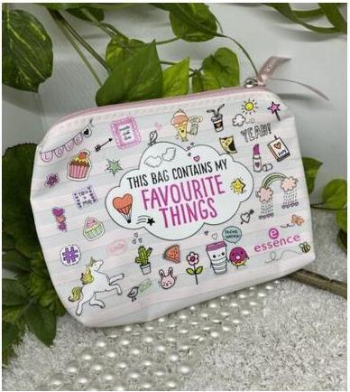 essence This Bag Contains My Favorite Things Makeup Bag