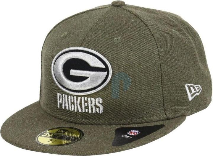 Produktbild New Era NFL - Green Bay Packers - Heather 59Fifty Cap Oliv 7 3/8 (56)
