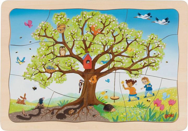 Schichtenpuzzle Apfelbaum, per St (47 Teile)