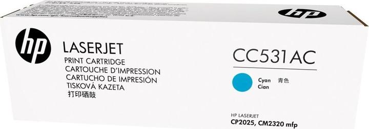 Actual product image HP Toner cyan Orig.No. CC531AC (C)