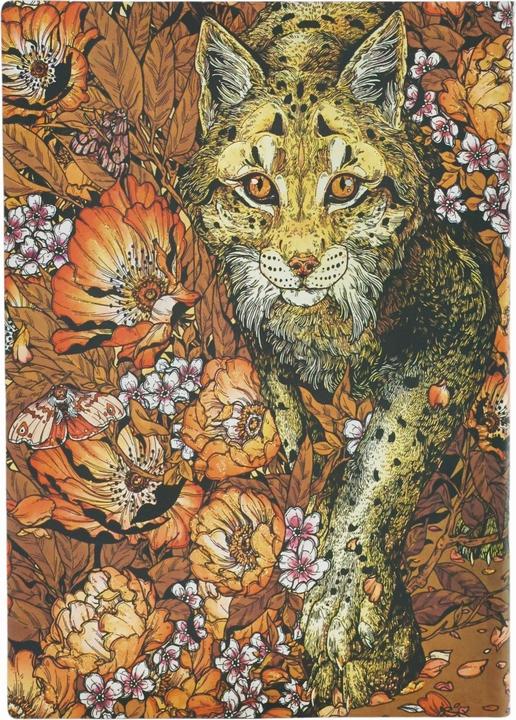 Actual product image Paperblanks Softcover Flexis - Lynx Rising - Midi - Unlined (120 x 175 mm, Lined, Soft cover)