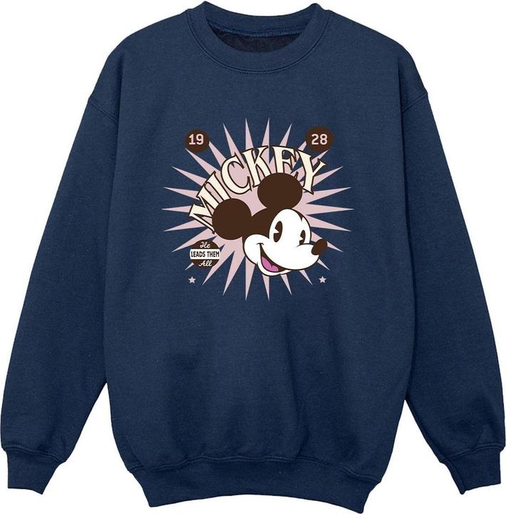 Immagine prodotto Disney Mickey Mouse Vintage Leads Them All Felpa Ragazzi (140, 146)