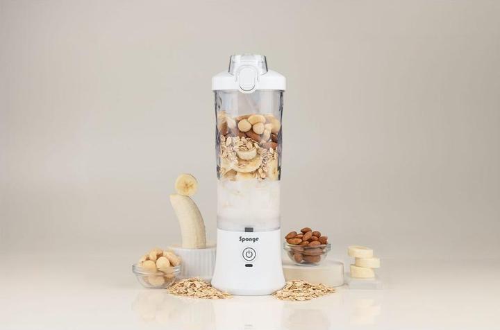 Image du produit Sponge Shaker 600ml USB-C charging blanc