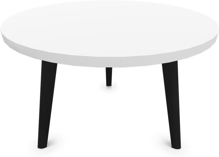 Blanc, Frêne teinté noir