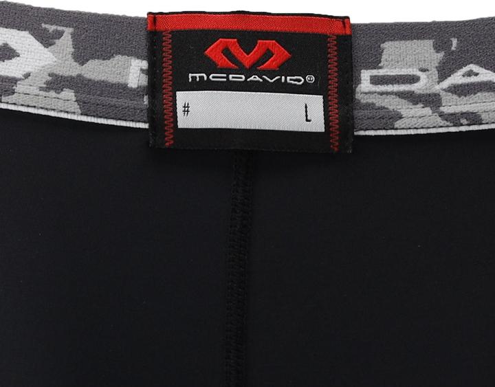 Actual product image McDavid 3/4 double-layer compressive leggings with knee support for men (XL)