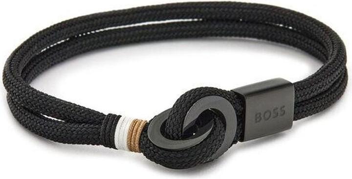 Immagine prodotto Hugo Boss Elegante bracciale in tessuto Sport 1580472 - Lunghezza: 17,5 cm (17.50 cm, Nylon)