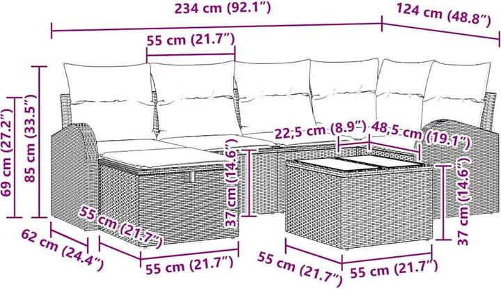 Produktbild vidaXL Blair