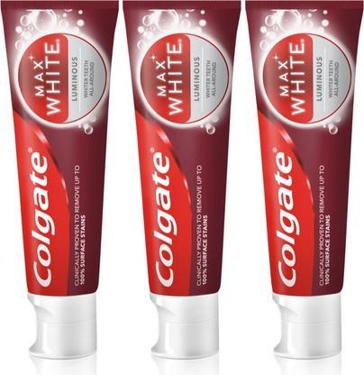 Immagine prodotto Colgate Dentifricio sbiancante Max White Luminous 3 x 75 ml (75 ml)