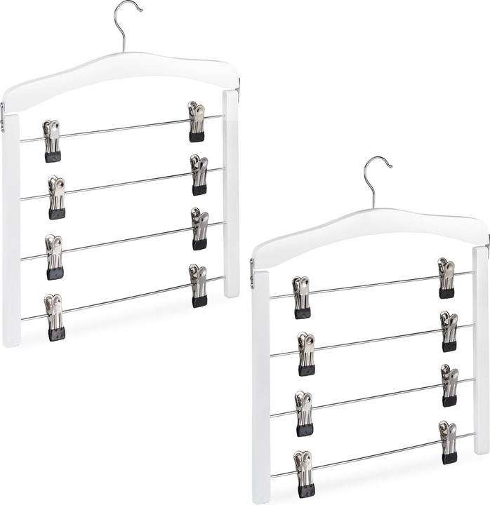 Produktbild Relaxdays 2x Mehrfach-Kleiderbügel (2x)