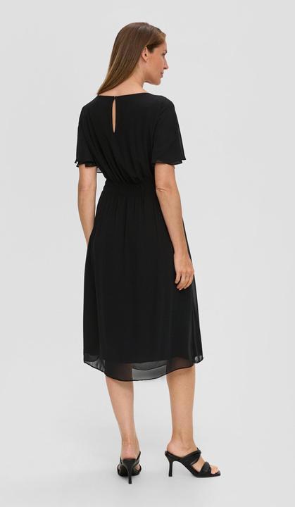 Actual product image S.Oliver Kleid Chiffon-Kleid mit elastischem Bund (36)