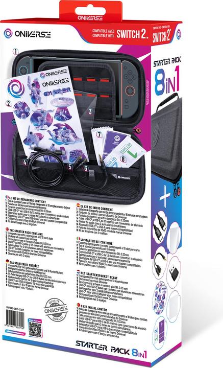 Actual product image Oniverse Switch 2™ 8 in 1 Starter-Pack - Gaming-Zubehör (Switch 2)