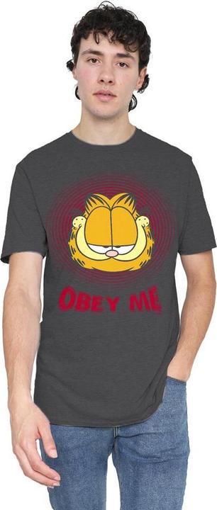 Actual product image Garfield Unisex Adult Obey Me T-Shirt (M)