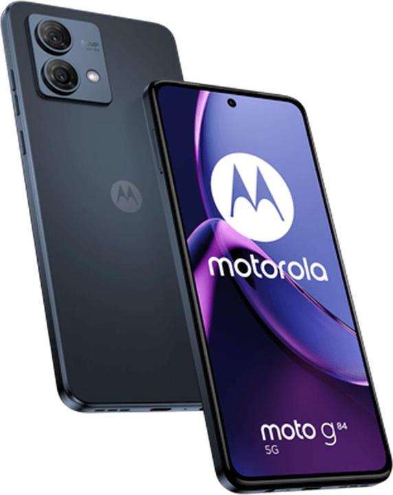 Actual product image Motorola moto g84 (256 GB, Midnight Blue, 6.55", Dual SIM, 5G)
