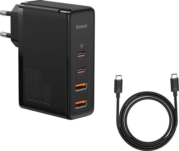 Actual product image Baseus GaN2 Pro Quick Charger (100 W, 4 ports)