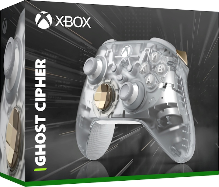Actual product image Microsoft Xbox Wireless Controller - Ghost Cipher (Special Edition) (PC, Xbox Series X, Xbox Series S, Android, iOS)