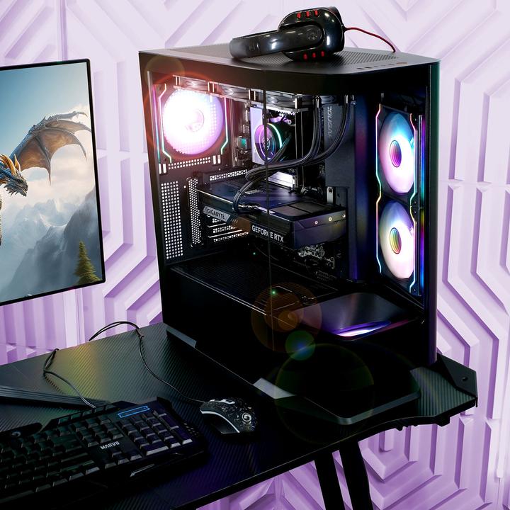 Produktbild Cougar FV270 BK 7499 Core Ultra 7 265KF WAK 32GB/1TB SSD RTX 5070Ti Win11 (1000 GB, 32 GB, Intel Core Ultra 7 265KF, GeForce RTX 5070 Ti)