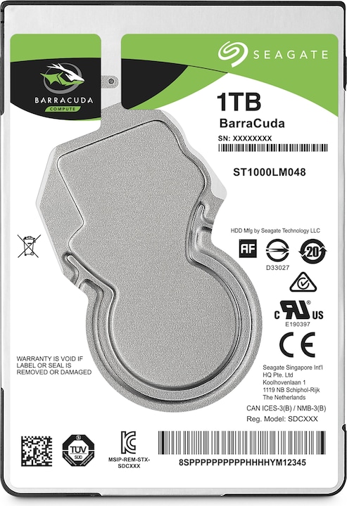 Seagate BarraCuda (1 TB, 2.5", SMR)