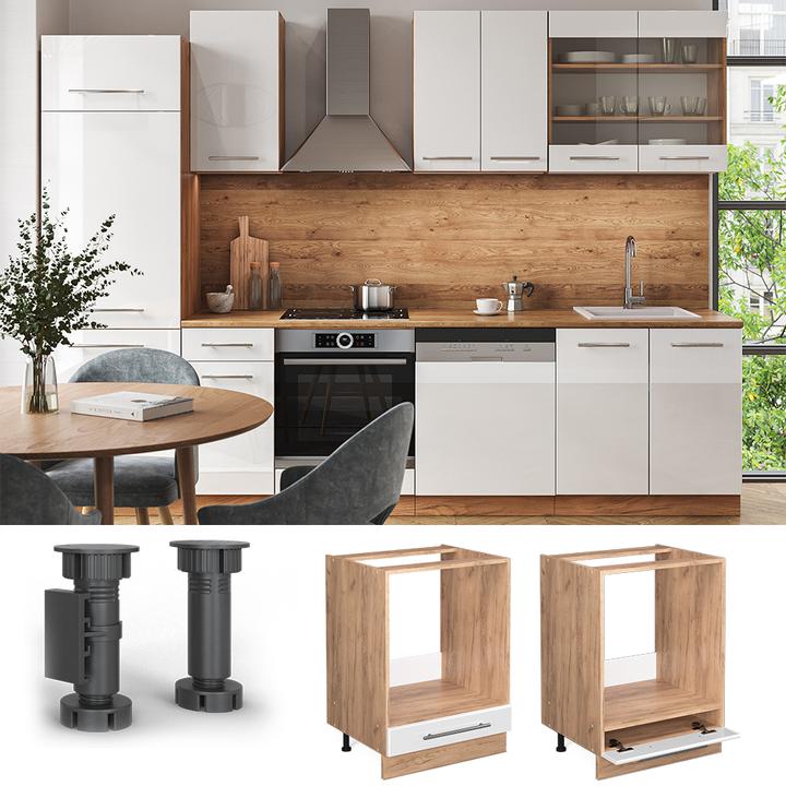 Produktbild Vicco Herdumbauschrank Fame-Line (60 x 60 x 82 cm)