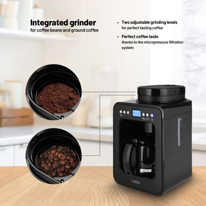 Produktbild Lauben Grind&Drip Kaffeemaschine 600BB LBCMMGDCM60BA