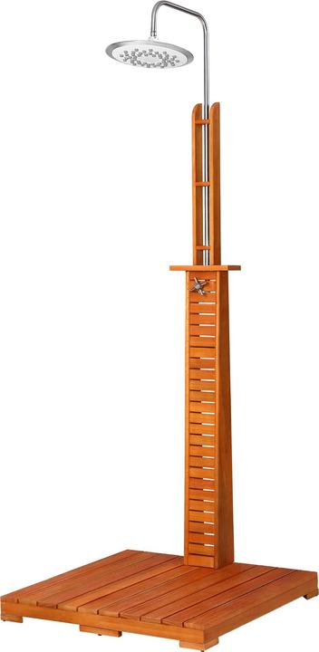 Actual product image Casaria Garden shower eucalyptus wood