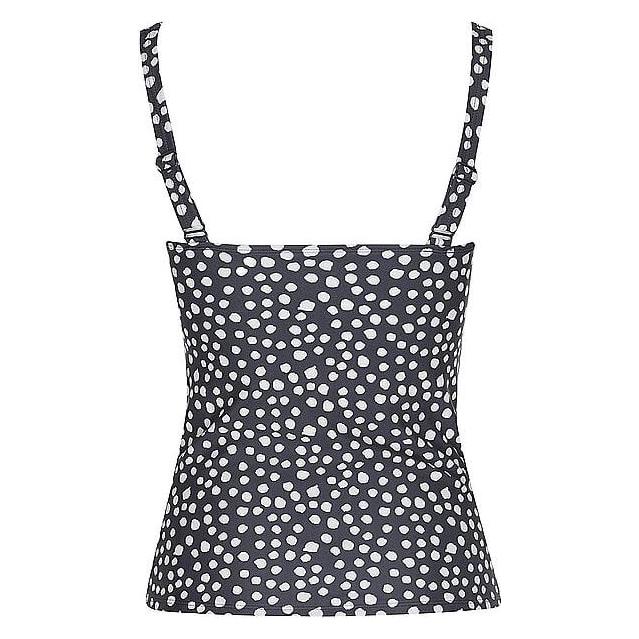 Bomain, Damen, Badeanzüge, Cadiz Grauer Tankini, Schwarz, Grau, (40)