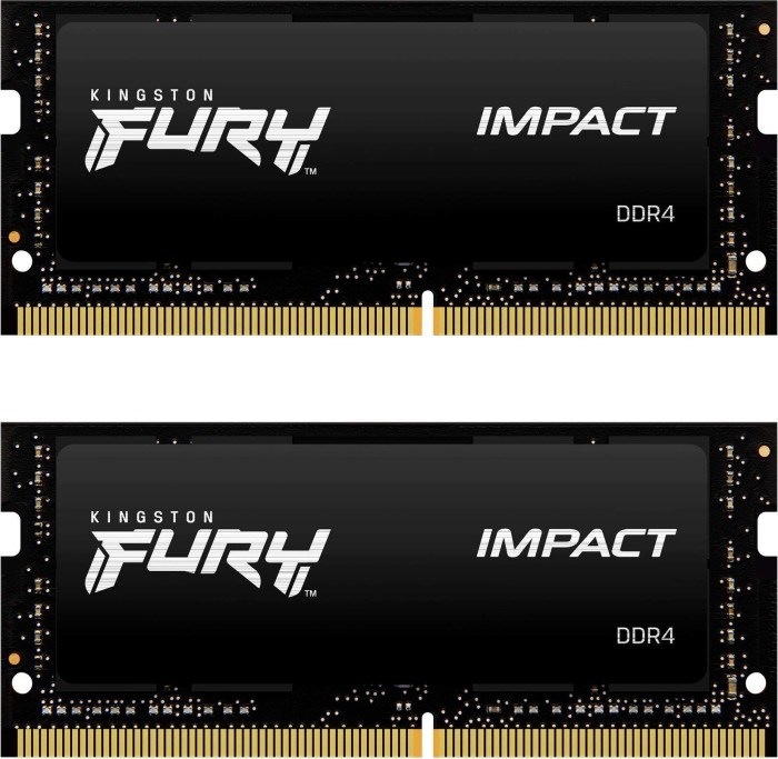 Actual product image Kingston FURY Impact (2 x 16GB, 2666 MHz, DDR4-RAM, SO-DIMM)