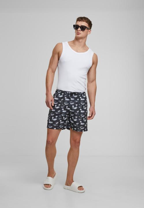 Produktbild Urban Classics Pattern Swim Shorts - 4984 (4XL)