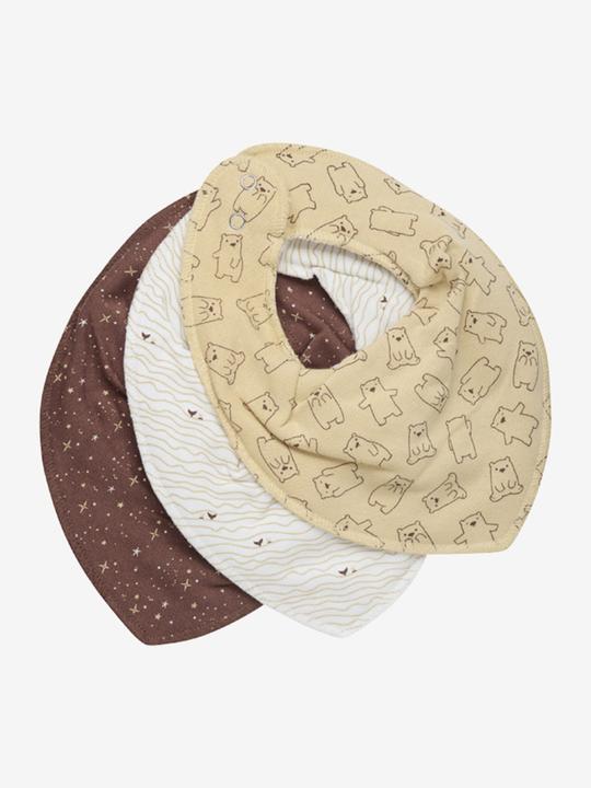 Actual product image Pippi Bandana Bib Indian Tan (0 months)