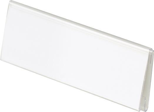 Actual product image Han 10 Inscription labels with clip transparent (70 x 26 mm)