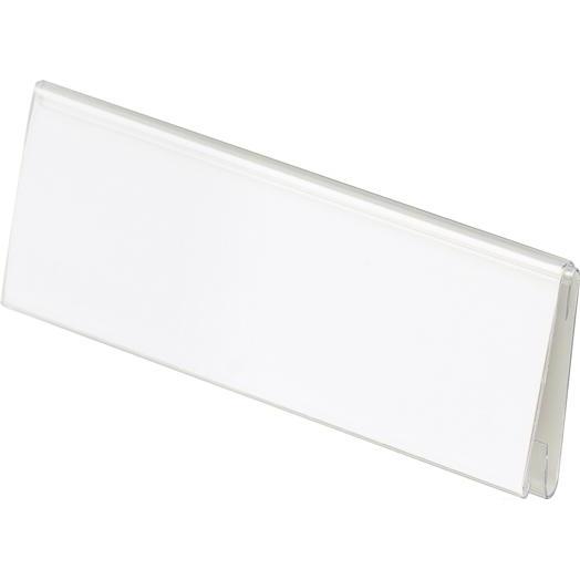 Thumbnail - Han, Dokumentenablage, 10 Beschriftungsschilder mit Clip transparent (70 x 26 mm)
