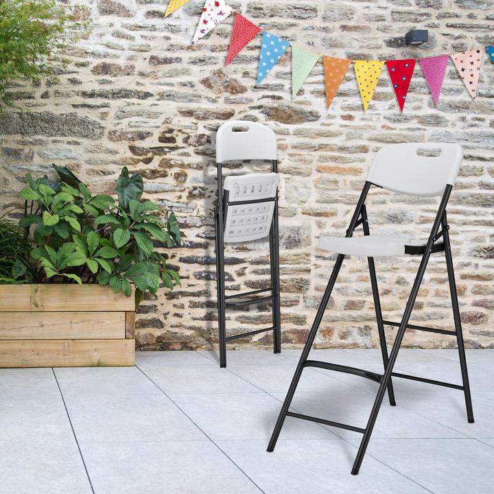 Actual product image Relaxdays 2x bar stool