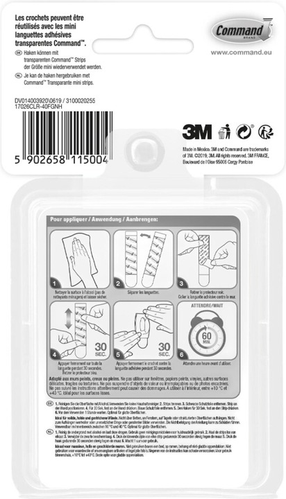 Produktbild Command Dekorations-Clips (20 g, 40 ml)